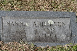 Nannie Anderson 