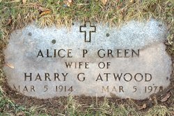 Alice Porter <I>Green</I> Atwood 