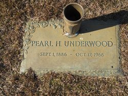 Pearl <I>Hill</I> Boyd Underwood 