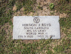 PFC Vernon Jesse Boyd 