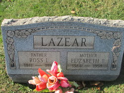 Elizabeth B <I>Atkinson</I> Lazear 