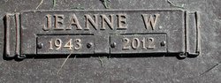 Wilma Jeanne <I>Wentz</I> Allred 