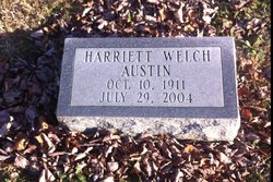 Harriett <I>Welch</I> Austin 