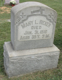 Mary L. <I>Klingler</I> Rieker 