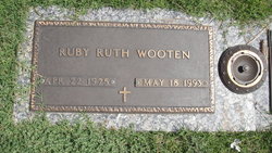 Ruby Ruth <I>Dawes</I> Wooten 