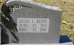Lizzie Lea <I>Keene</I> Sartin 