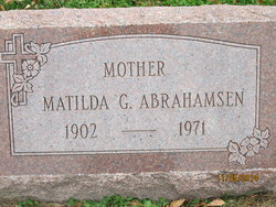 Matilda G. <I>Armstrong</I> Abrahamsen 