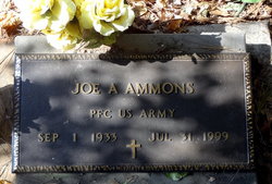 PFC Joseph A “Joe” Ammons 