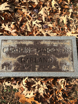 Caroline <I>Harrison</I> Garland 