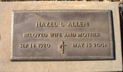 Hazel Lillian <I>Ridgeway</I> Allen 