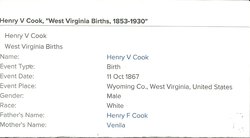 Henry V. Cook 
