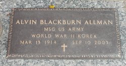 Alvin Blackburn “Sarge” Allman 