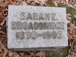 Sarah E. <I>Hatch</I> Broadbridge 