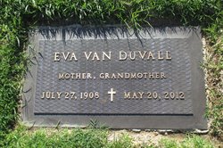 Eva Alberta <I>Van</I> Duvall 