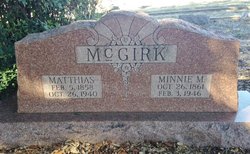 Minnie Malinda <I>Davis</I> McGirk 