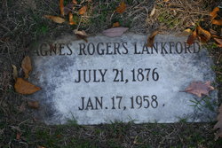 Agnes <I>Rogers</I> Lankford 