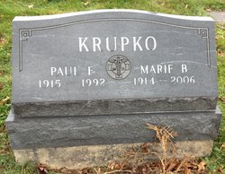 Dr Marie B <I>Burkey</I> Krupko 