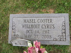 Mabel <I>Cooter</I> Willhoit Cyrus 