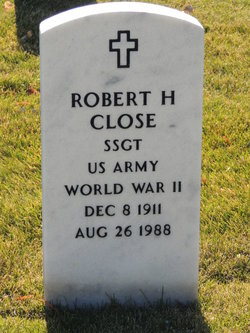 SSGT Robert H Close 