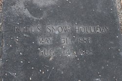 Rufus Snow Holliday 