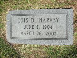 Lois Myrtle <I>Davis</I> Harvey 
