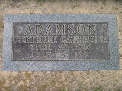 Gertrude Catherine Adamson 