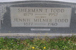 Jennie M. <I>Milner</I> Todd 