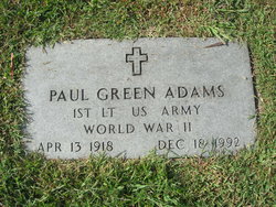 Paul Green Adams 