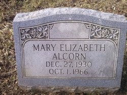 Mary Elizabeth Alcorn 