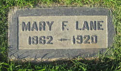 Mary Frances <I>Barrett</I> Lane 