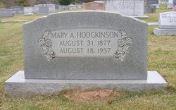 Mary A Hodgkinson 