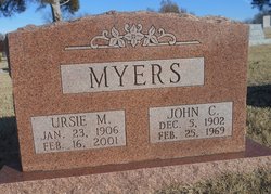 Ursie Marylena <I>Cross</I> Myers 