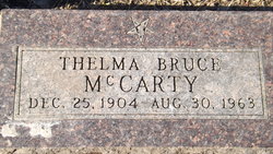 Thelma A. <I>Bruce</I> McCarty 