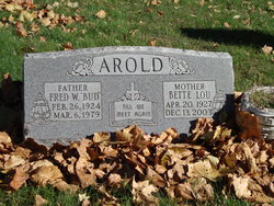 Fred W “Bud” Arold 