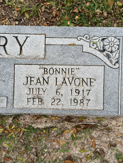 Jean Lavone “Bonnie” <I>Cowell</I> Autry 