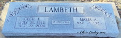 Cecil Eugene Lambeth 