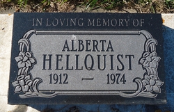 Alberta <I>Laughlin</I> Hellquist 