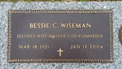 Bessie <I>Chavis</I> Wiseman 