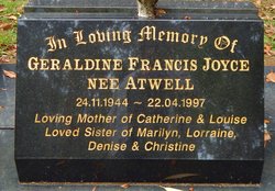 Geraldine Francis <I>Atwell</I> Joyce 