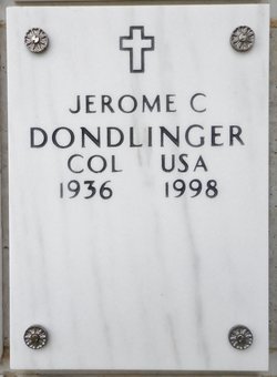 Col Jerome Charles Dondlinger 