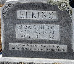 Eliza Catherine <I>Murry</I> Elkins 