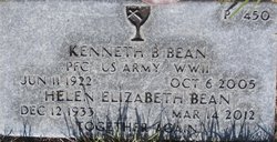 PFC Kenneth Burnett Bean 