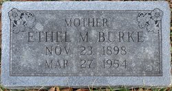 Ethel May <I>Durham</I> Burke 