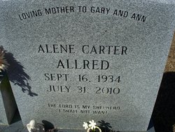 Alene <I>Carter</I> Allred 
