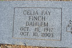 Celia Fay <I>Finch</I> Dahlem 