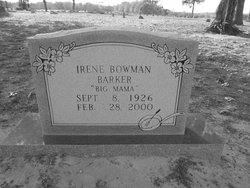 Irene “Big MaMa” <I>Bowman</I> Barker 