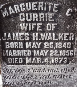 Marguerite Carolina <I>Currie</I> Walker 