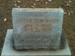 Mary Hassie <I>Tubb</I> Hayes 