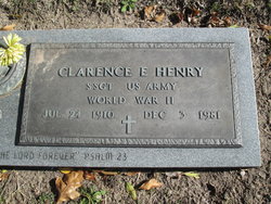 Clarence E Henry 