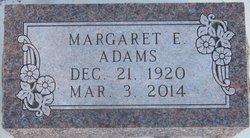 Margaret E. <I>Johnson</I> Adams 